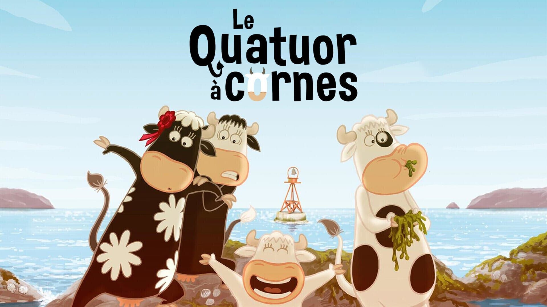 Le quatuor à cornes, là-haut sur la montagne