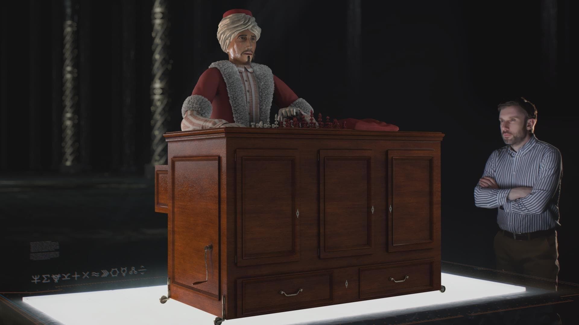 Mechanical Turk, Lindbergh Pump. Etruscan Mummy