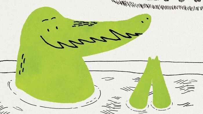 Pedro crocodile et George alligator