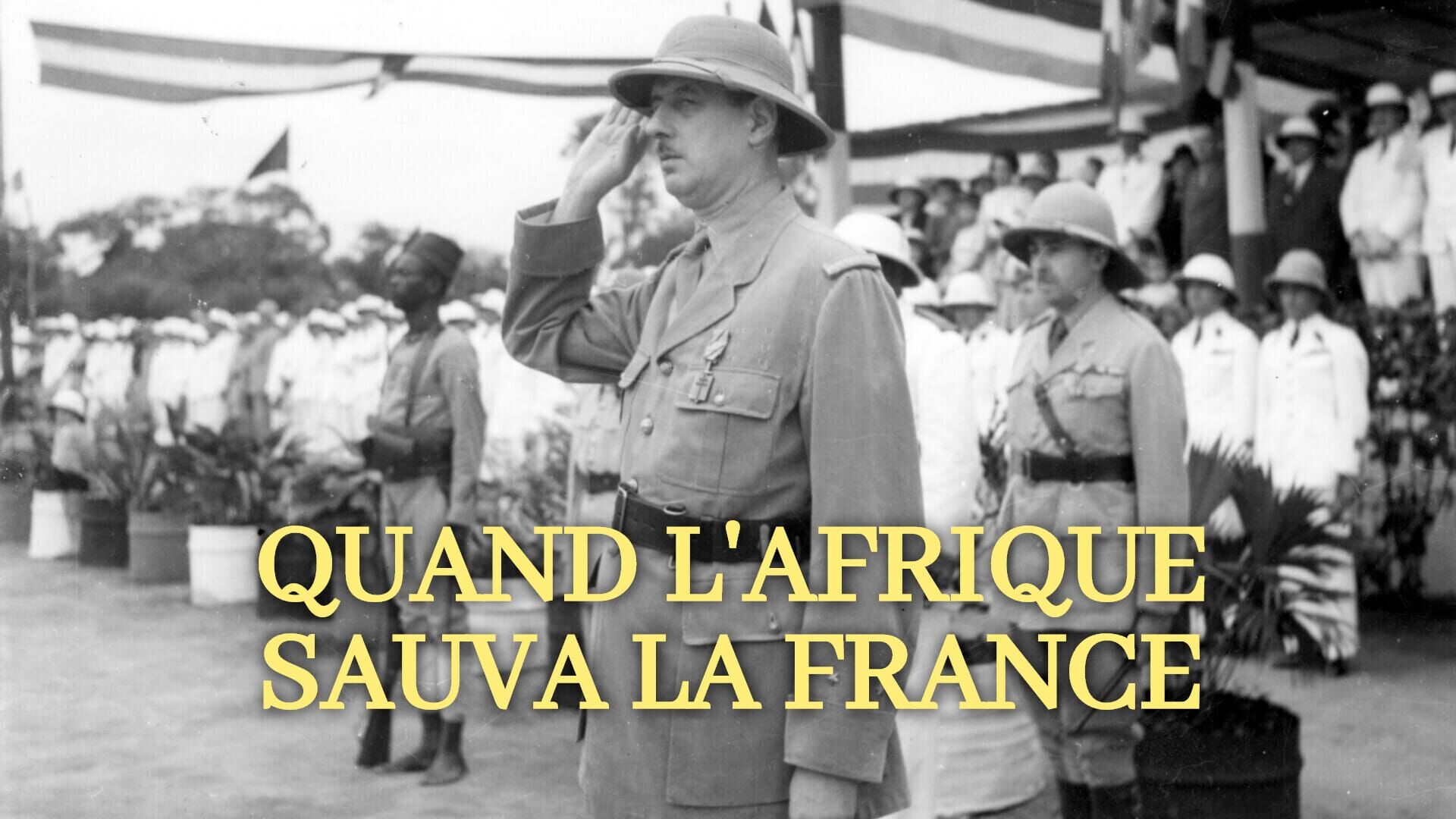 Quand l'Afrique sauva la France