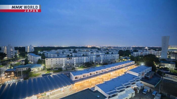 Lives Inside a Huge "Danchi" Housing Complex