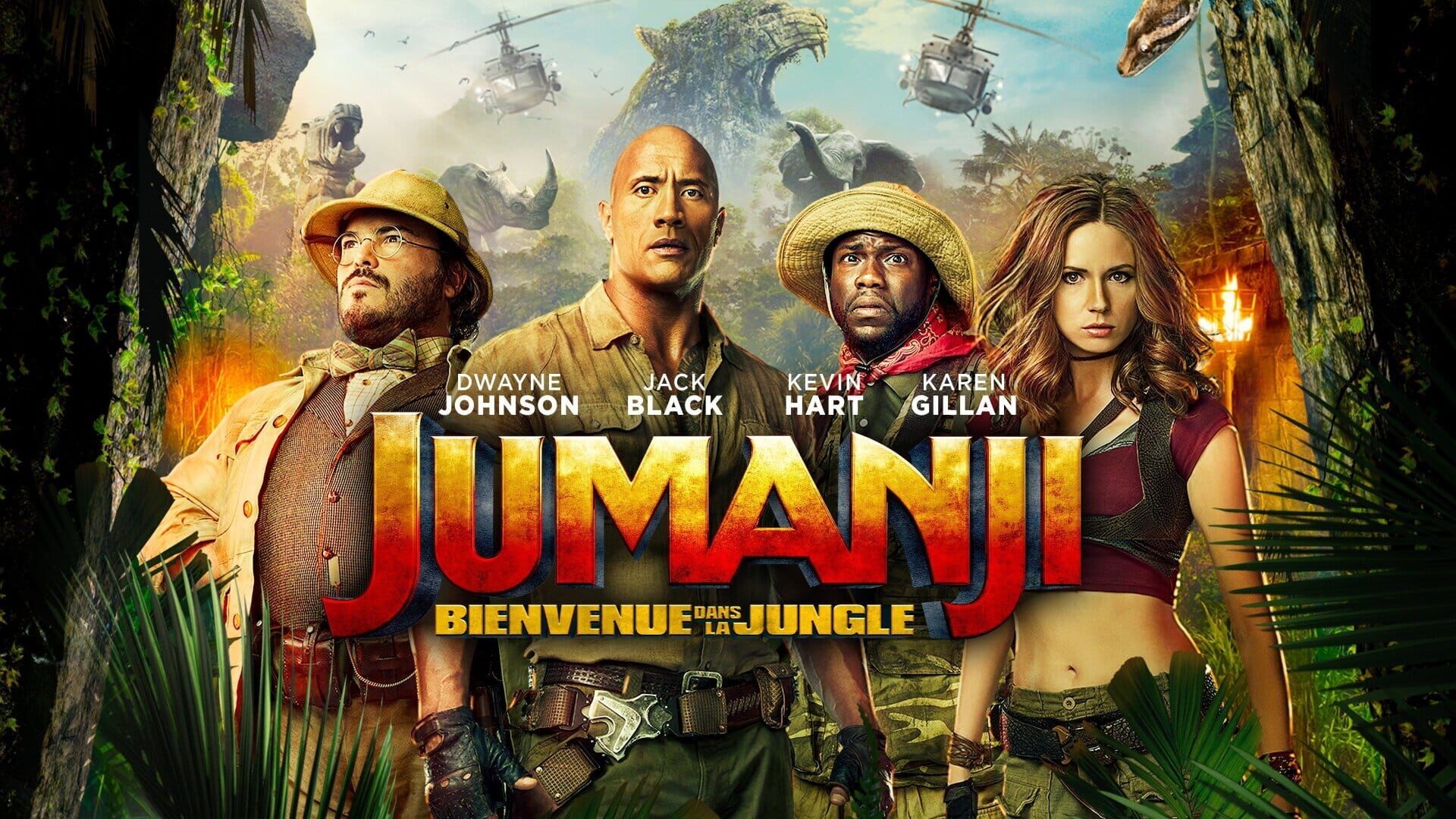 Jumanji : bienvenue dans la jungle