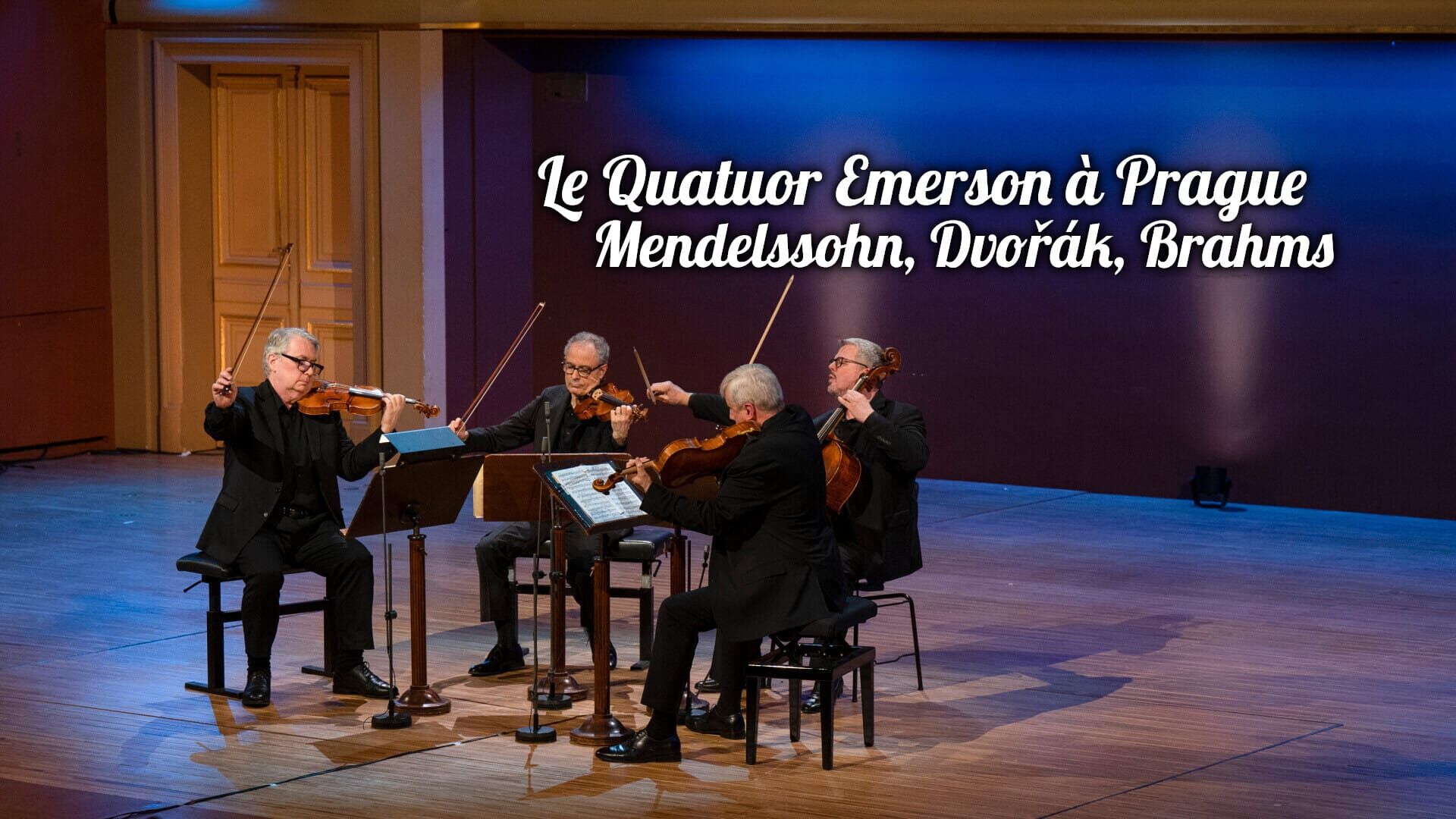 Le Quatuor Emerson à Prague : Mendelssohn, Dvořák, Brahms