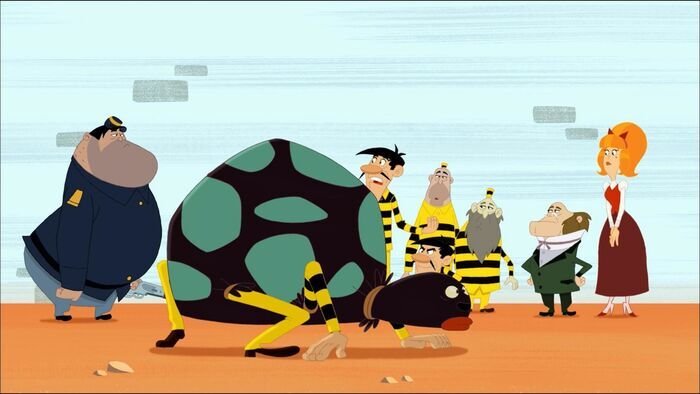 Les Dalton et la tortue