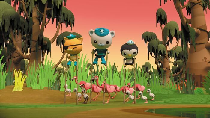 Les Octonauts et les flamants roses