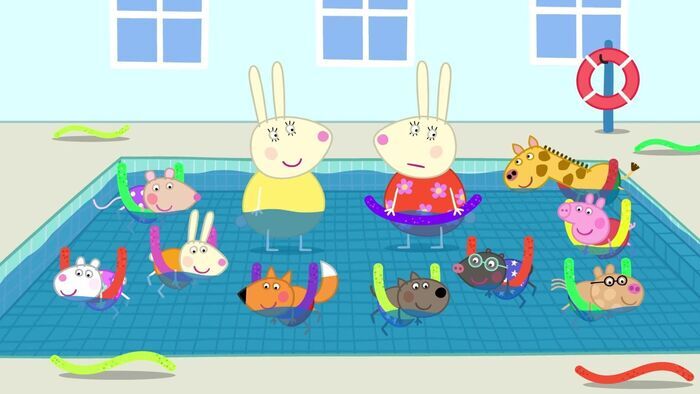 Le cours de natation