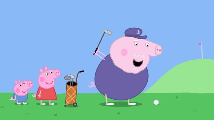La partie de golf