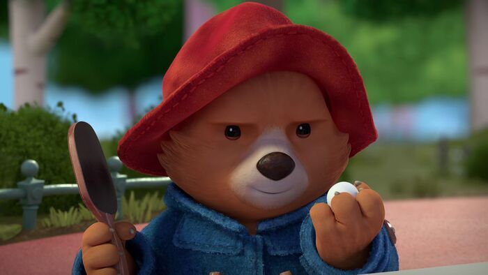 Paddington joue au ping-pong