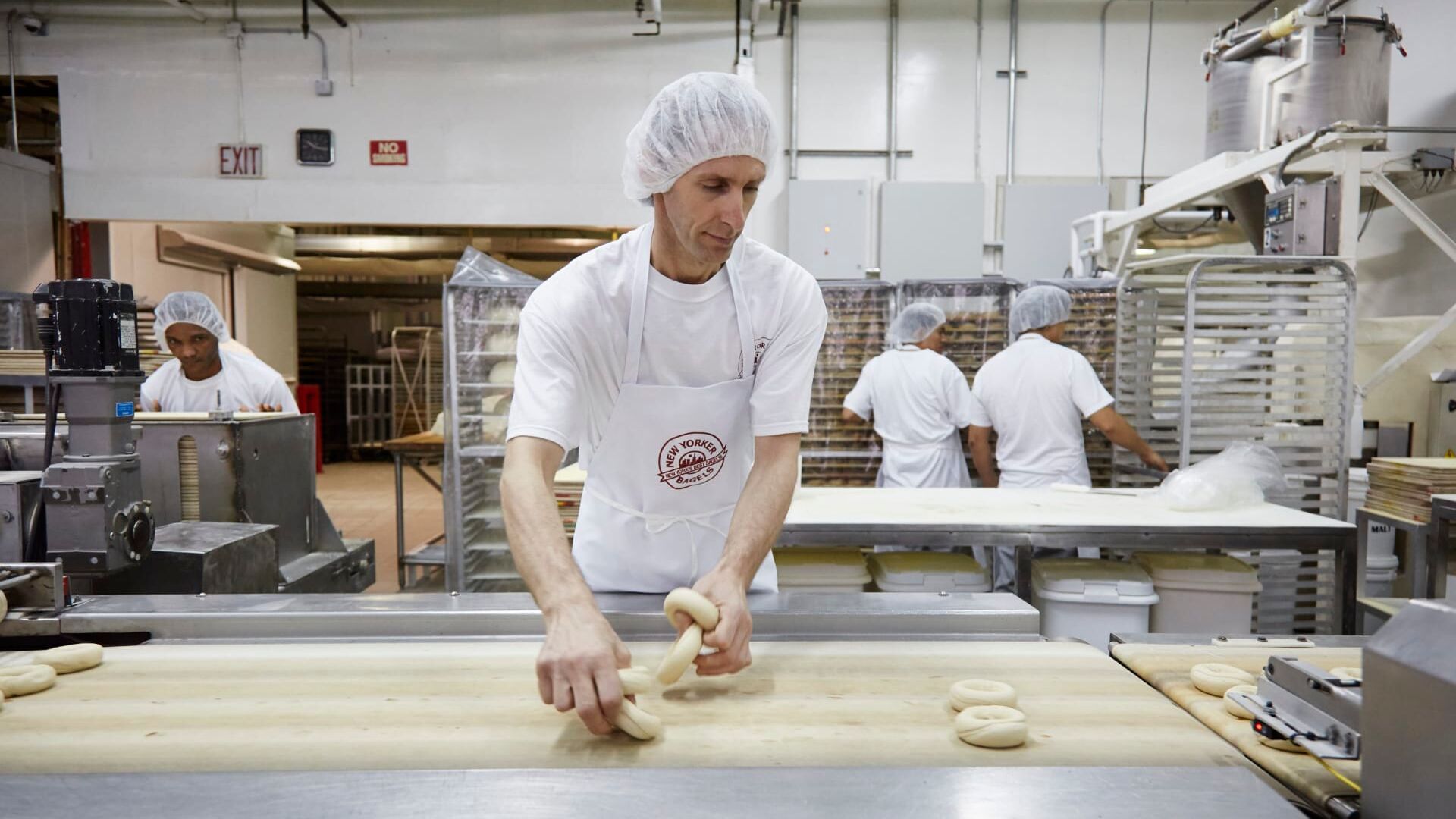 Piments au vinaigre et bagels