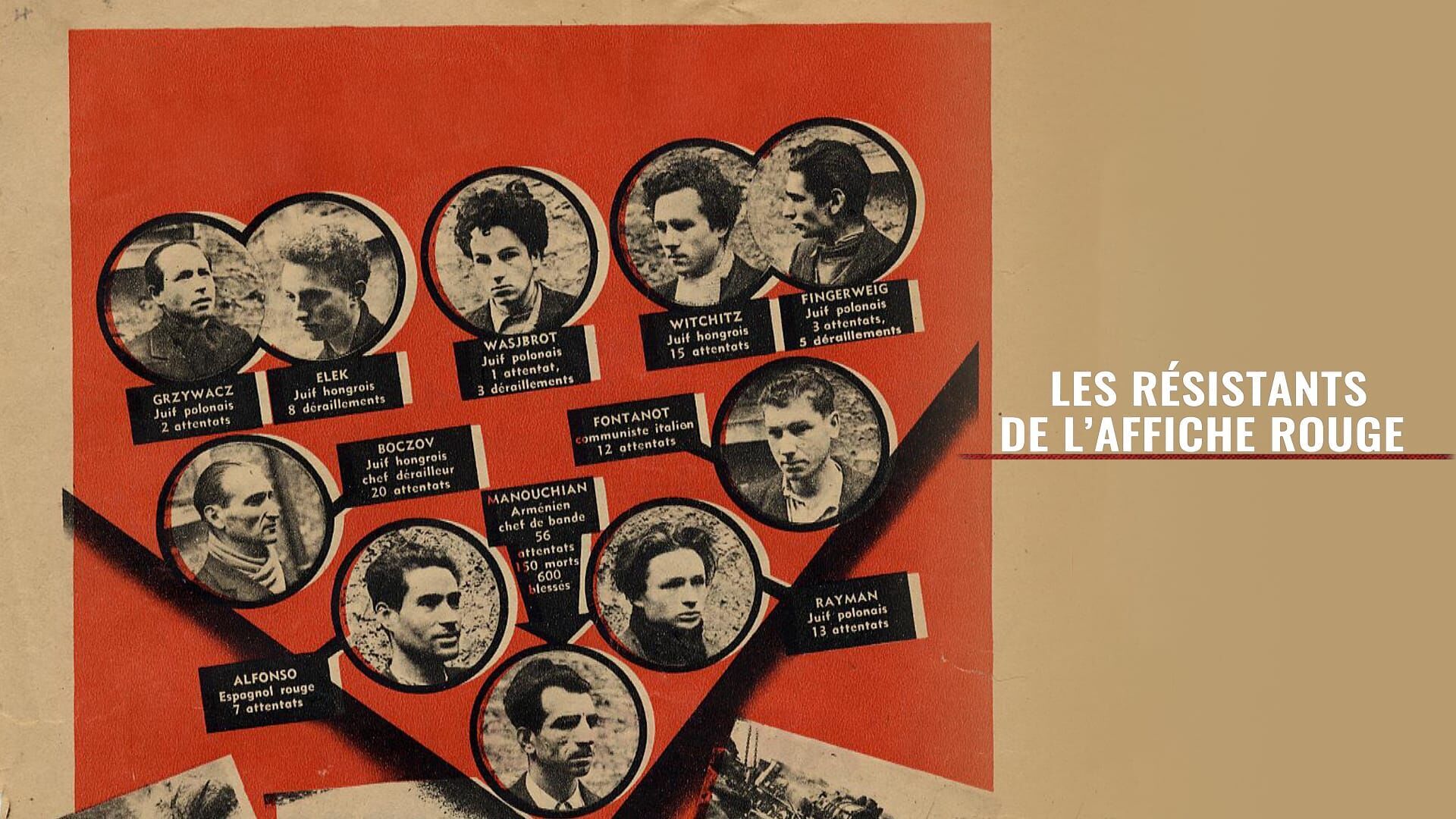 Les résistants de l'affiche rouge