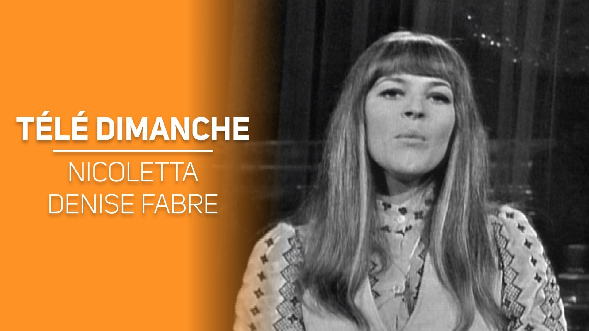 De l'ORTF à Tf1, Denise Fabre 60 ans de carrière !