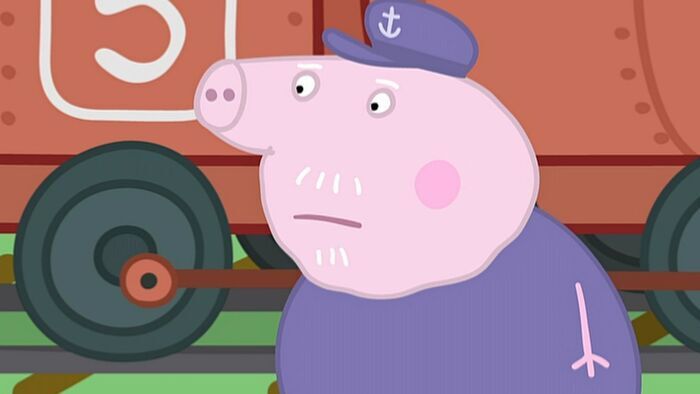 Le train de Papy Pig à la rescousse !
