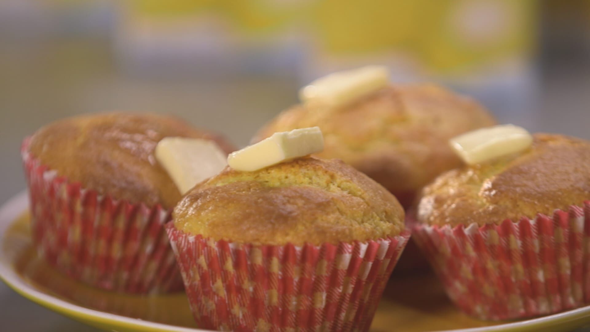 Cerises et pâte à muffins