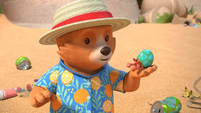 Paddington et le nettoyage de la plage