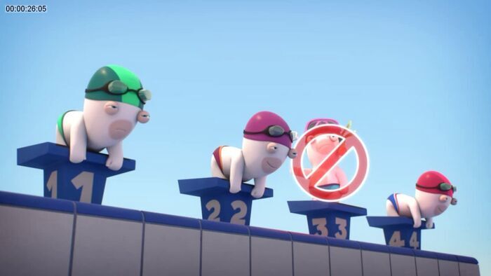 Natation 5 fautes eliminatoires