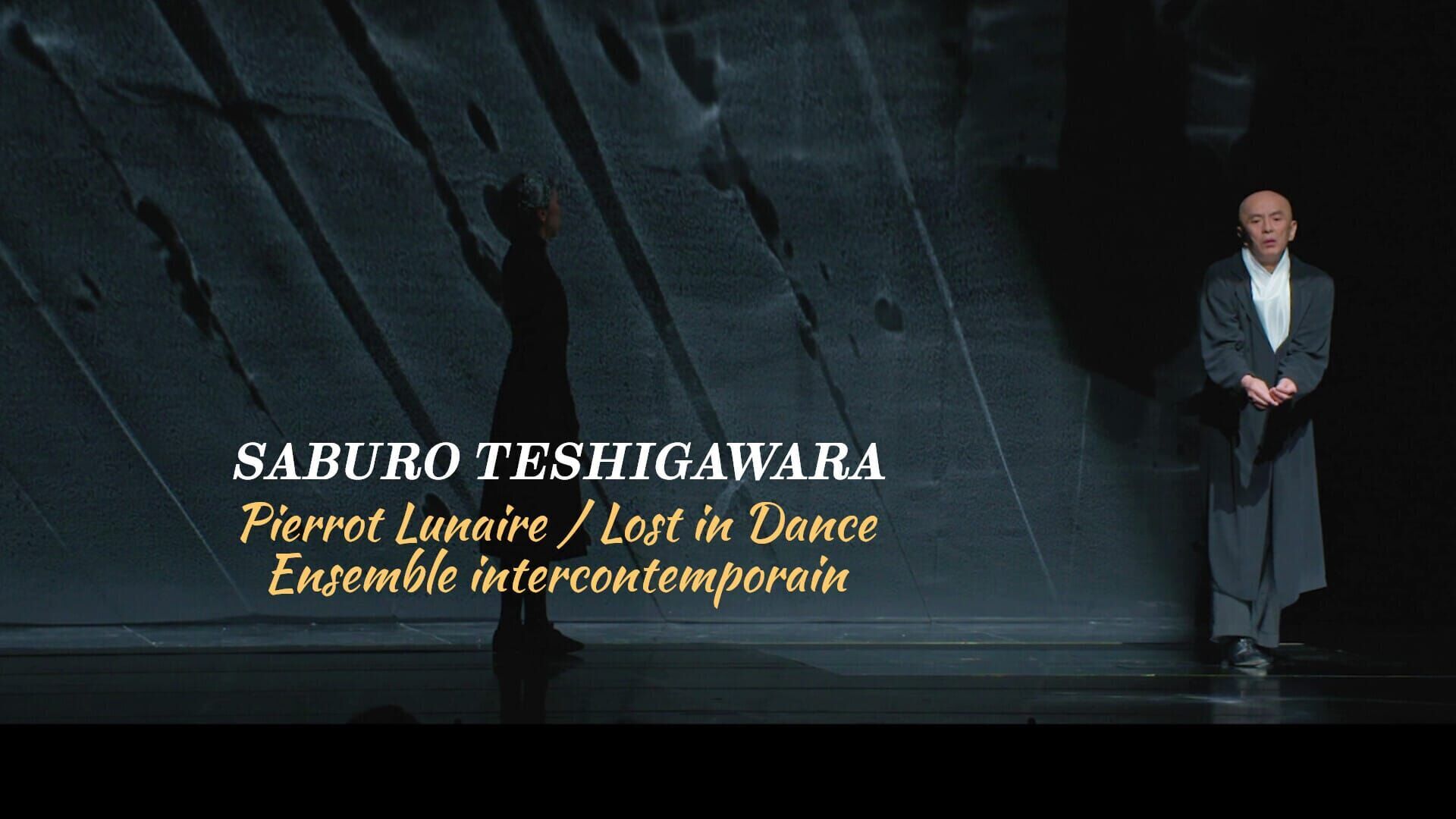Saburo Teshigawara : Pierrot Lunaire / Lost in Dance - Ensemble intercontemporain