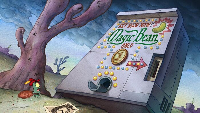 Plankton et le haricot magique