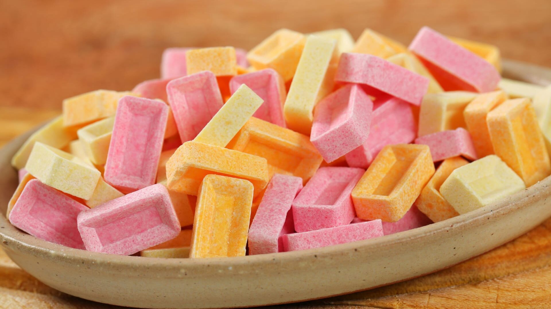 Bonbons Pez et poulet au parmesan