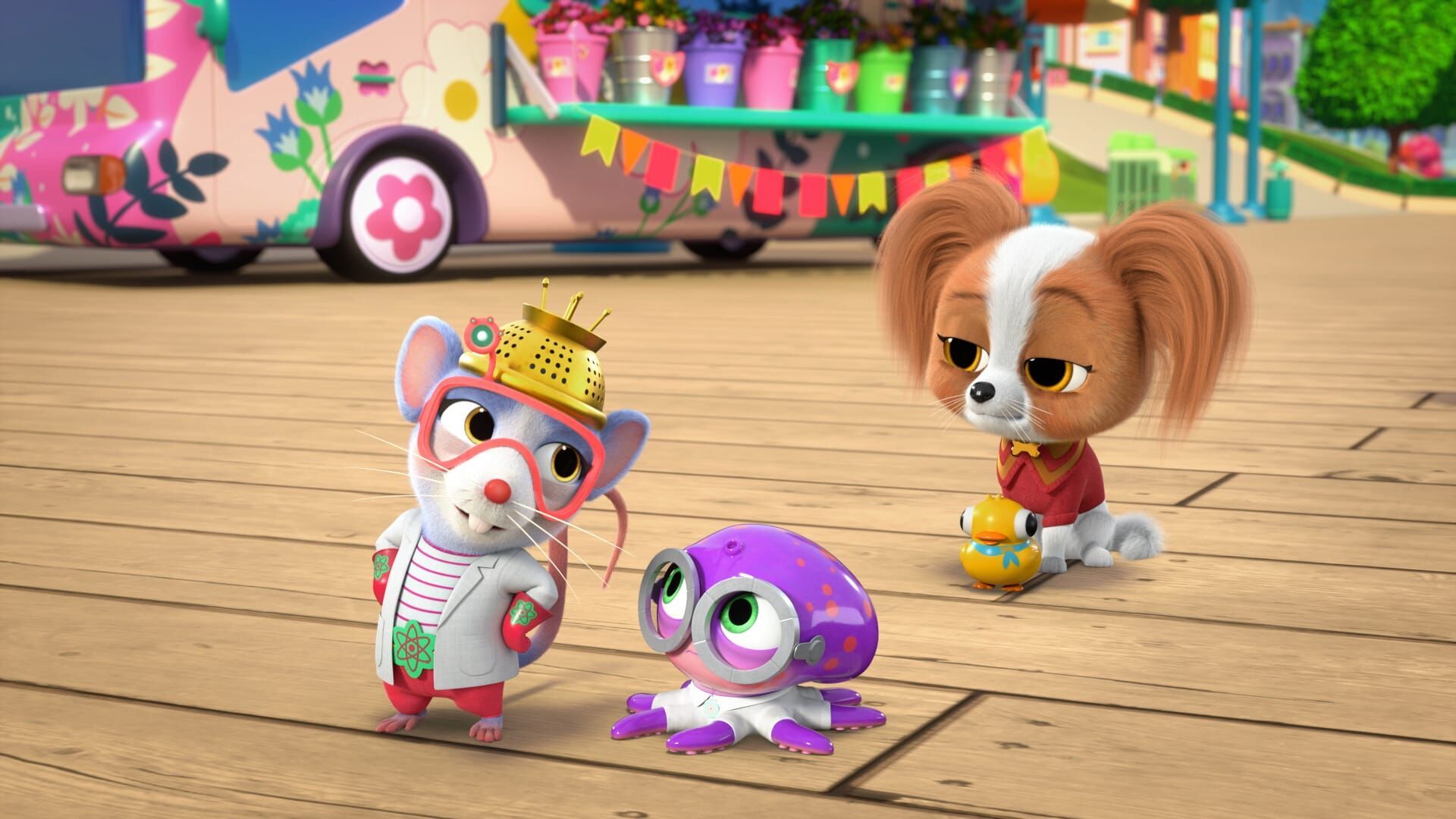 Les SuperChatons et le Coincoin colossal / Les SuperChatons et la chasse aux pizzas