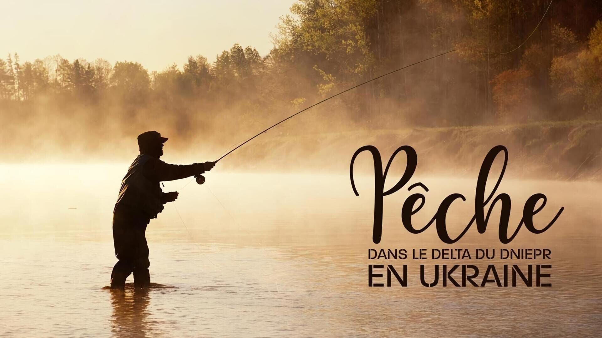 Pêche dans le delta du Dniepr en Ukraine
