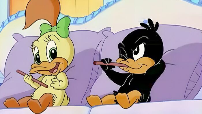 Daffy coupable. - Alerte au dinosaure