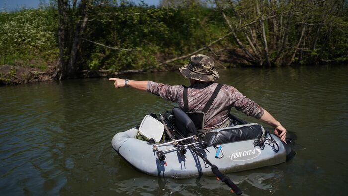 Carpes en float tube avec Eric Deboutrois