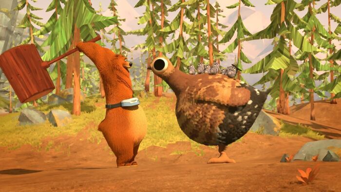 Ours en cartoon
