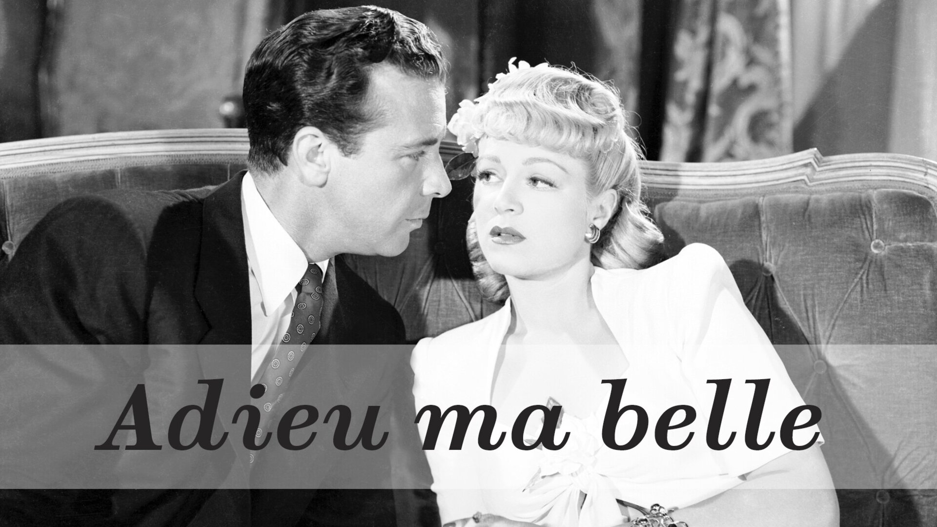 Adieu ma belle