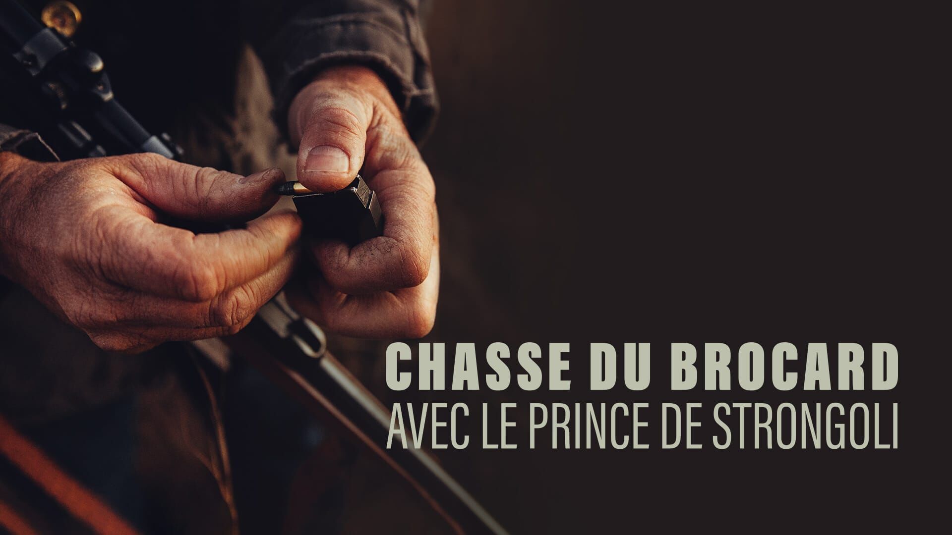 Chasse du brocard avec le prince de Strongoli
