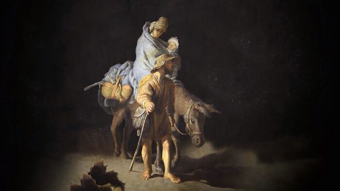 "La Fuite en Egypte", de Rembrandt