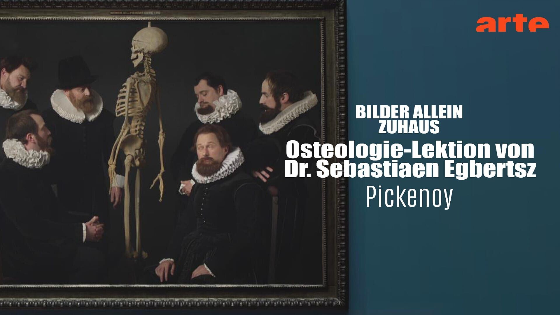 "La leçon d'ostéologie du Dr Sebastiaen Egbertsz", N. Pickenoy : Bizutage