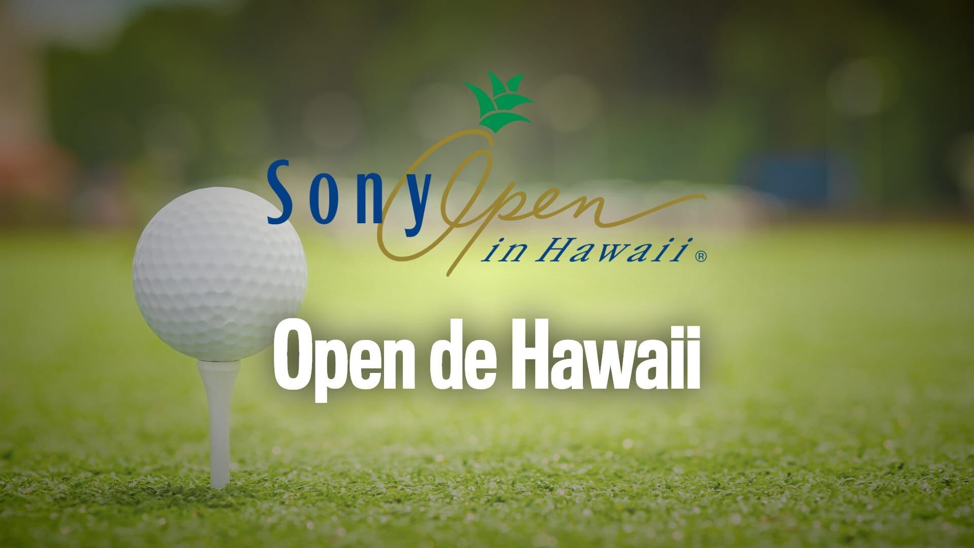 Golf : Open de Hawaii