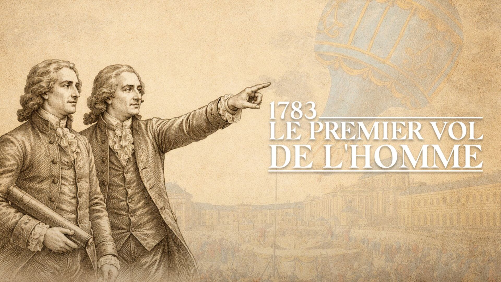 1783, le premier vol de l'homme