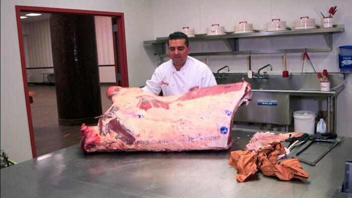 Le boucher et le pâtissier
