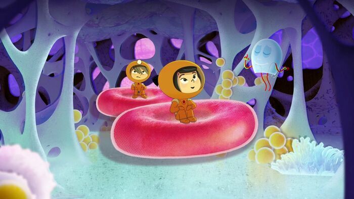 Pomme a un gros pépin