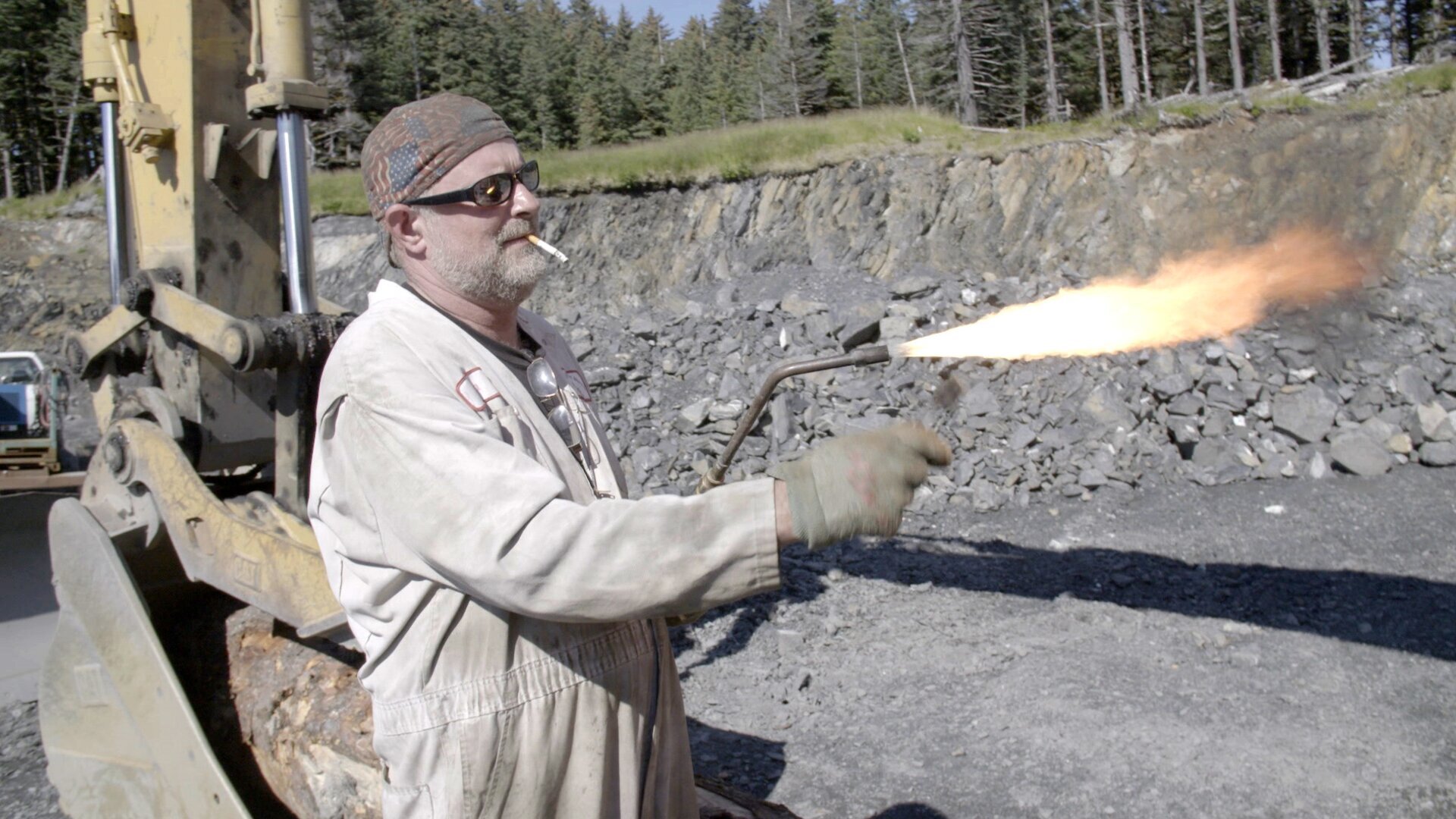 Coincé sur la rivière Yukon