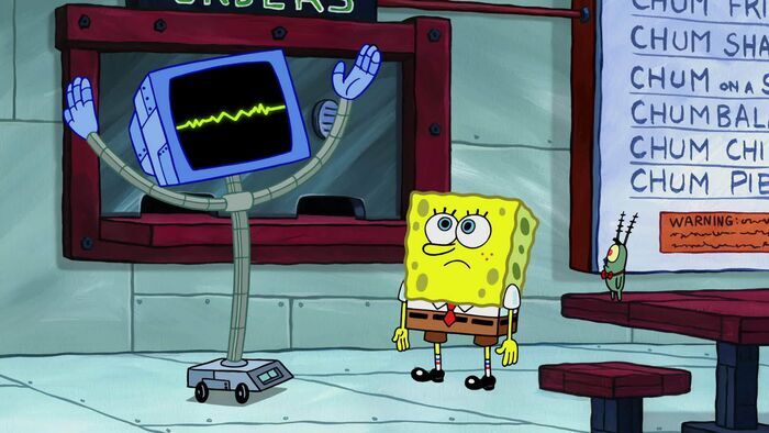 Plankton prend la porte