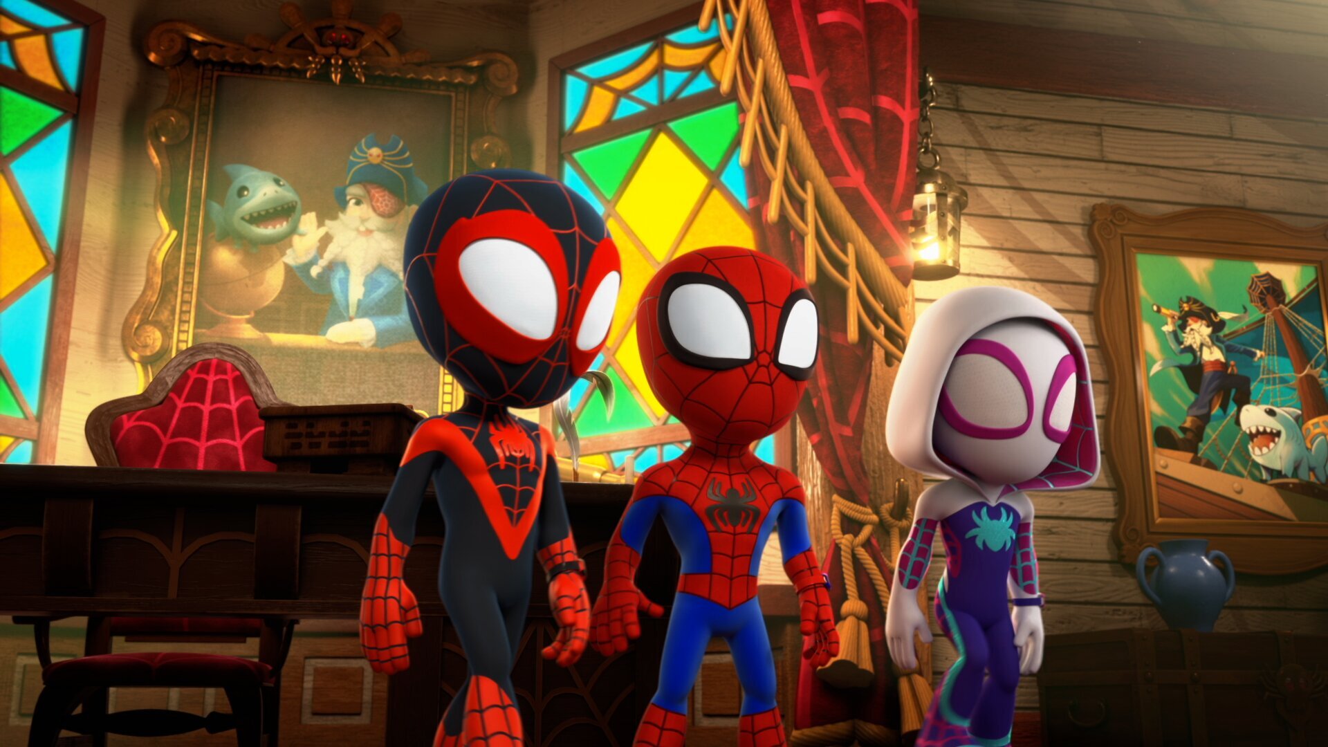 Un voyage sur l'Île aux Toiles / A l'eau les héros