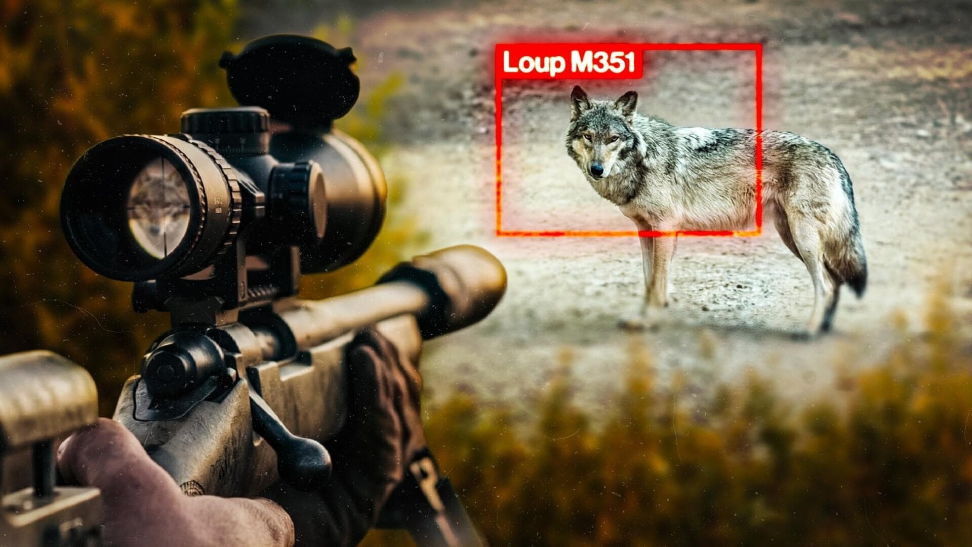 La traque d'un loup "insaisissable"