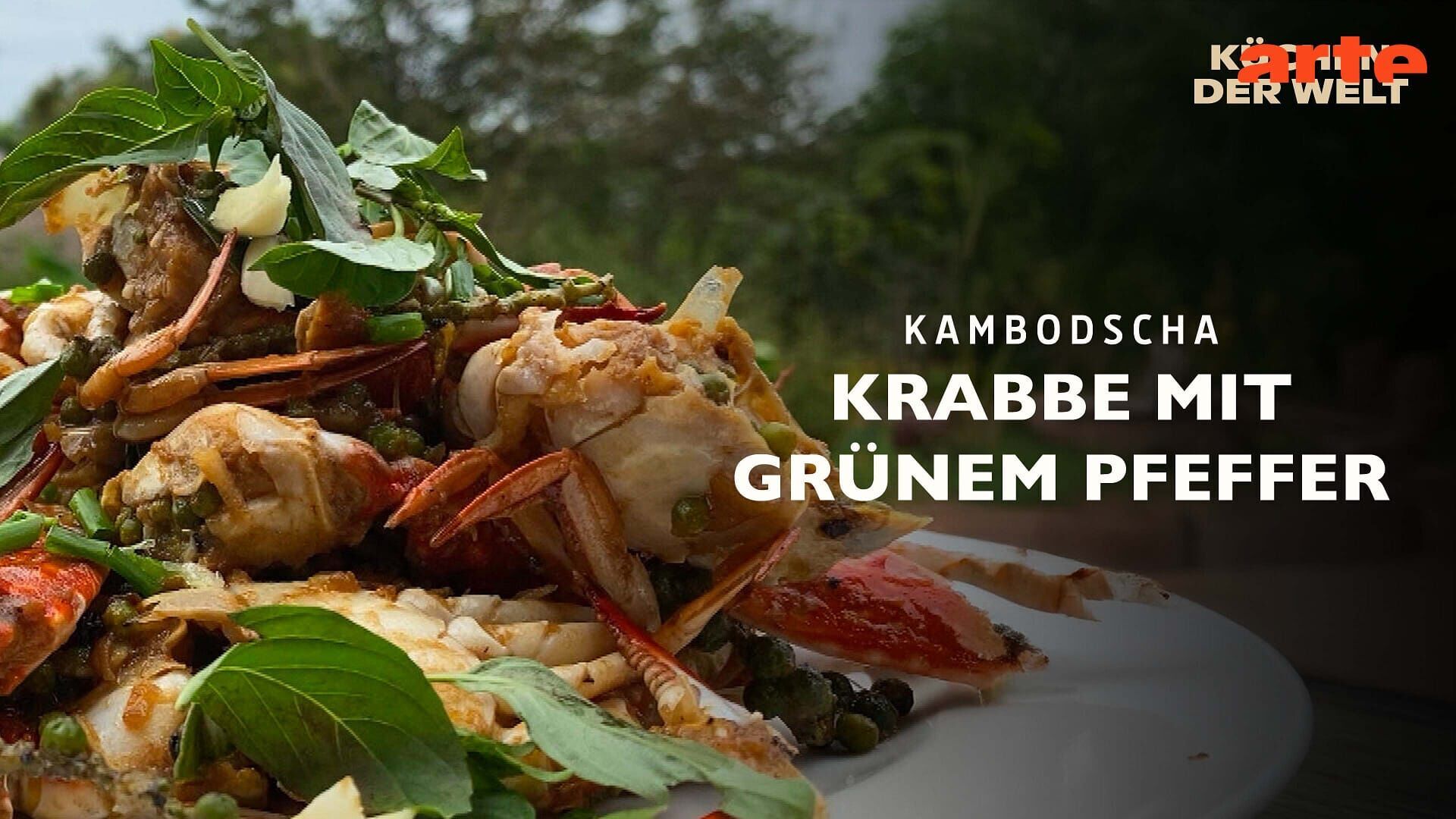 Cambodge : le crabe au poivre vert