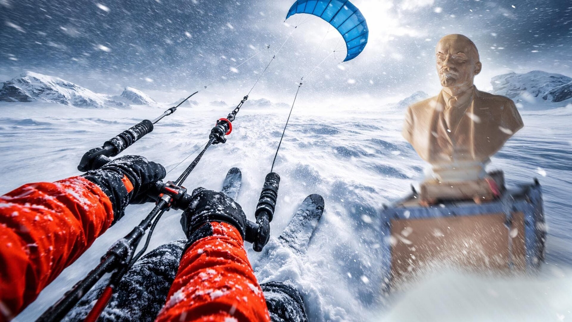 Ces deux Français tentent de traverser l'Antarctique… en kit-ski !