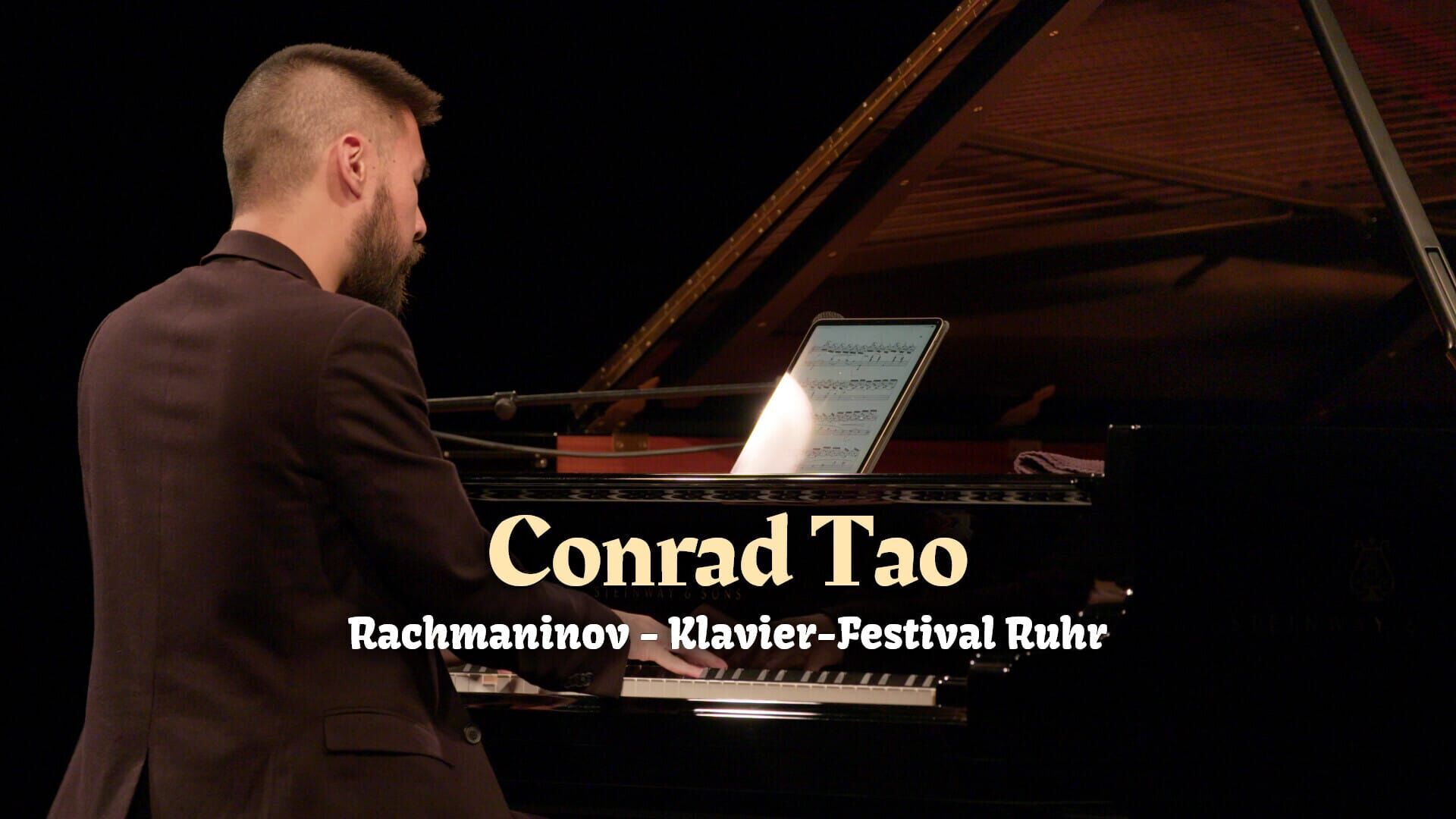 Conrad Tao : Rachmaninov - Klavier-Festival Ruhr