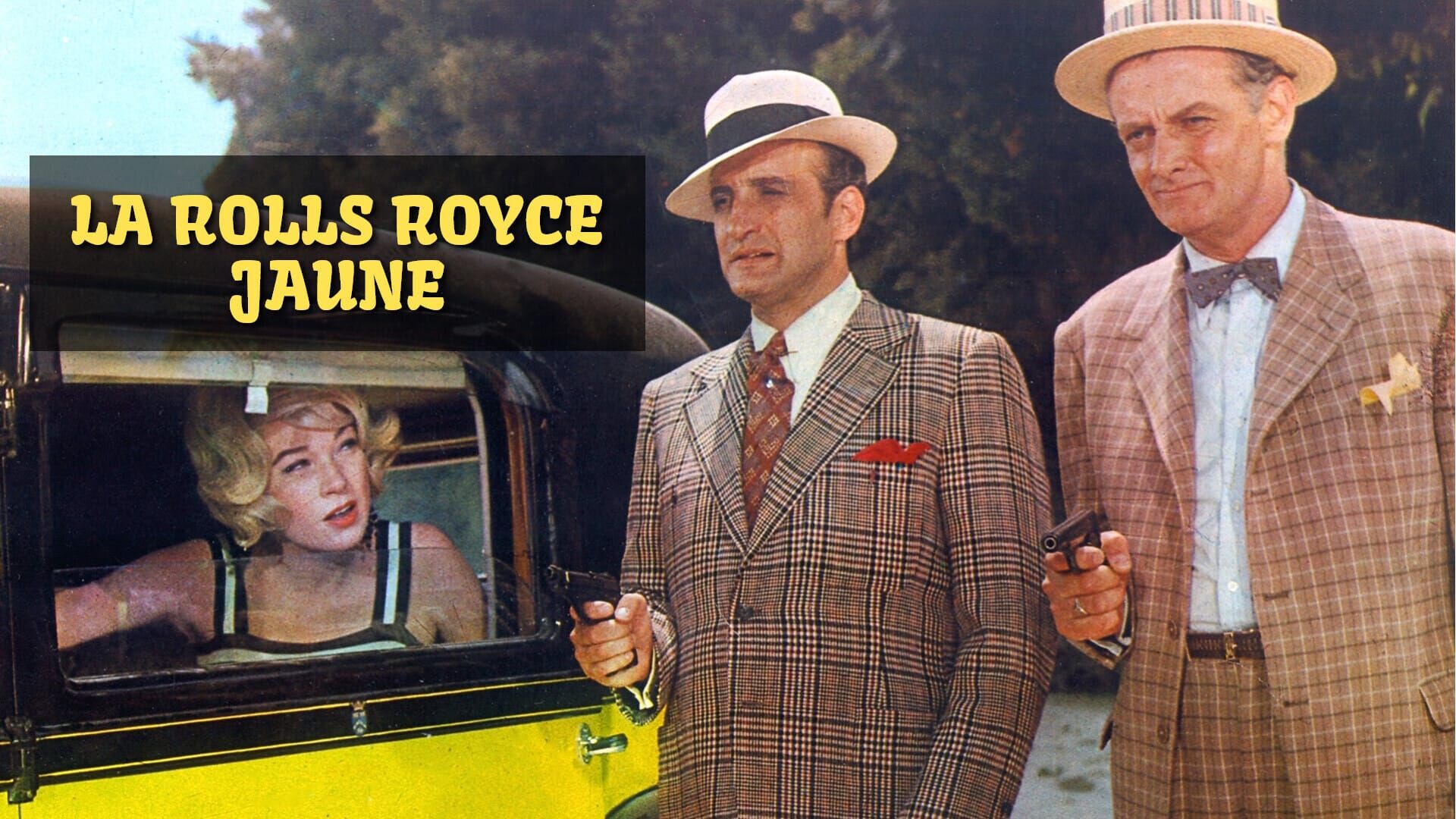 La Rolls Royce jaune