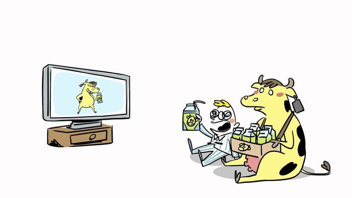 La pollution cachée du lait
