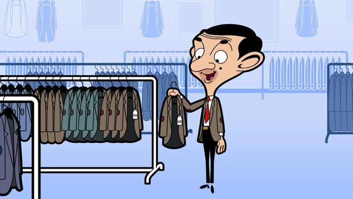 Mister Bean fait du shopping