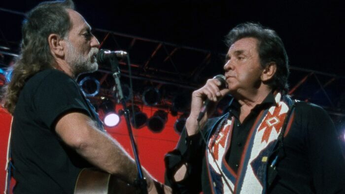 Johnny Cash, Willie Nelson, Kris Kristofferson & Waylon Jennings : The Highwaymen - Concert au Coliseum de Nassau 1990