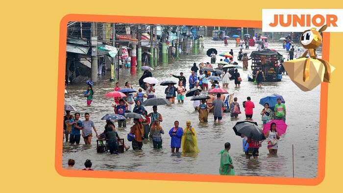 Les Philippines touchés par un typhon
