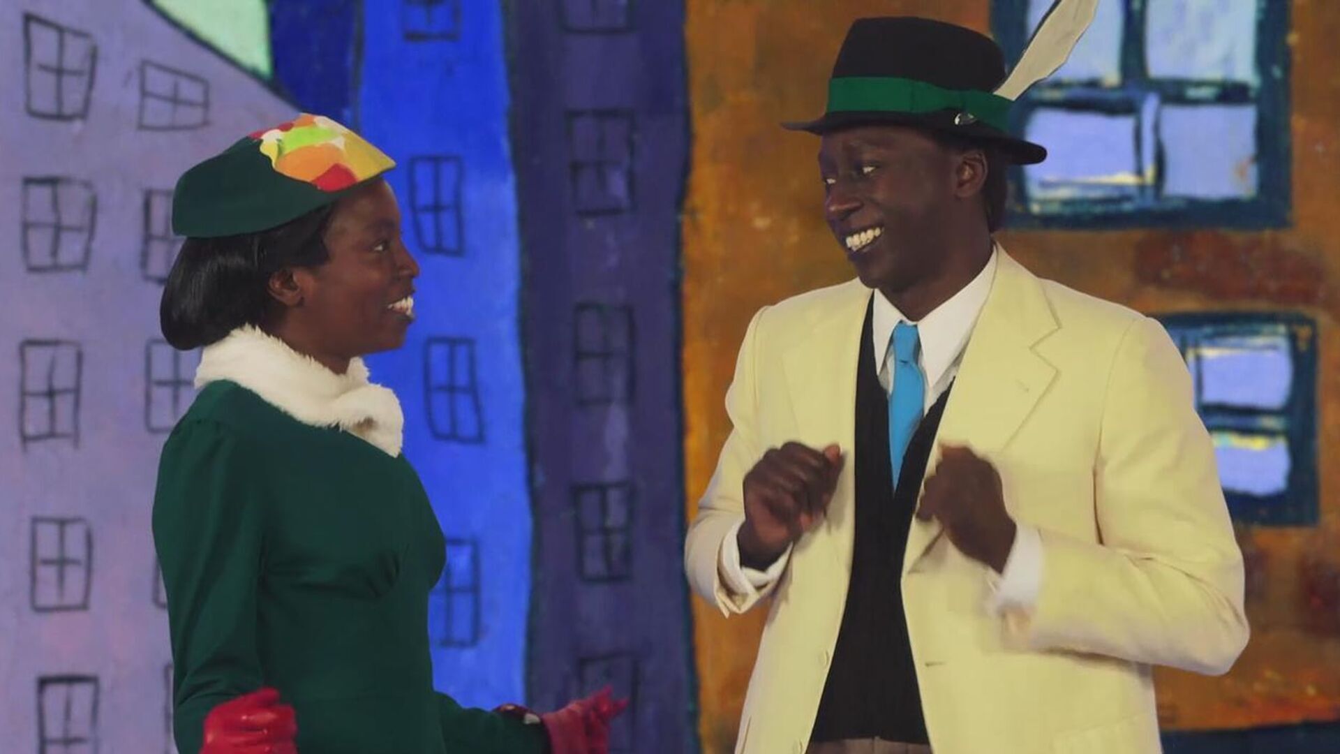 "Street Life, Harlem", W. H. Johnson : Le chant ou la danse