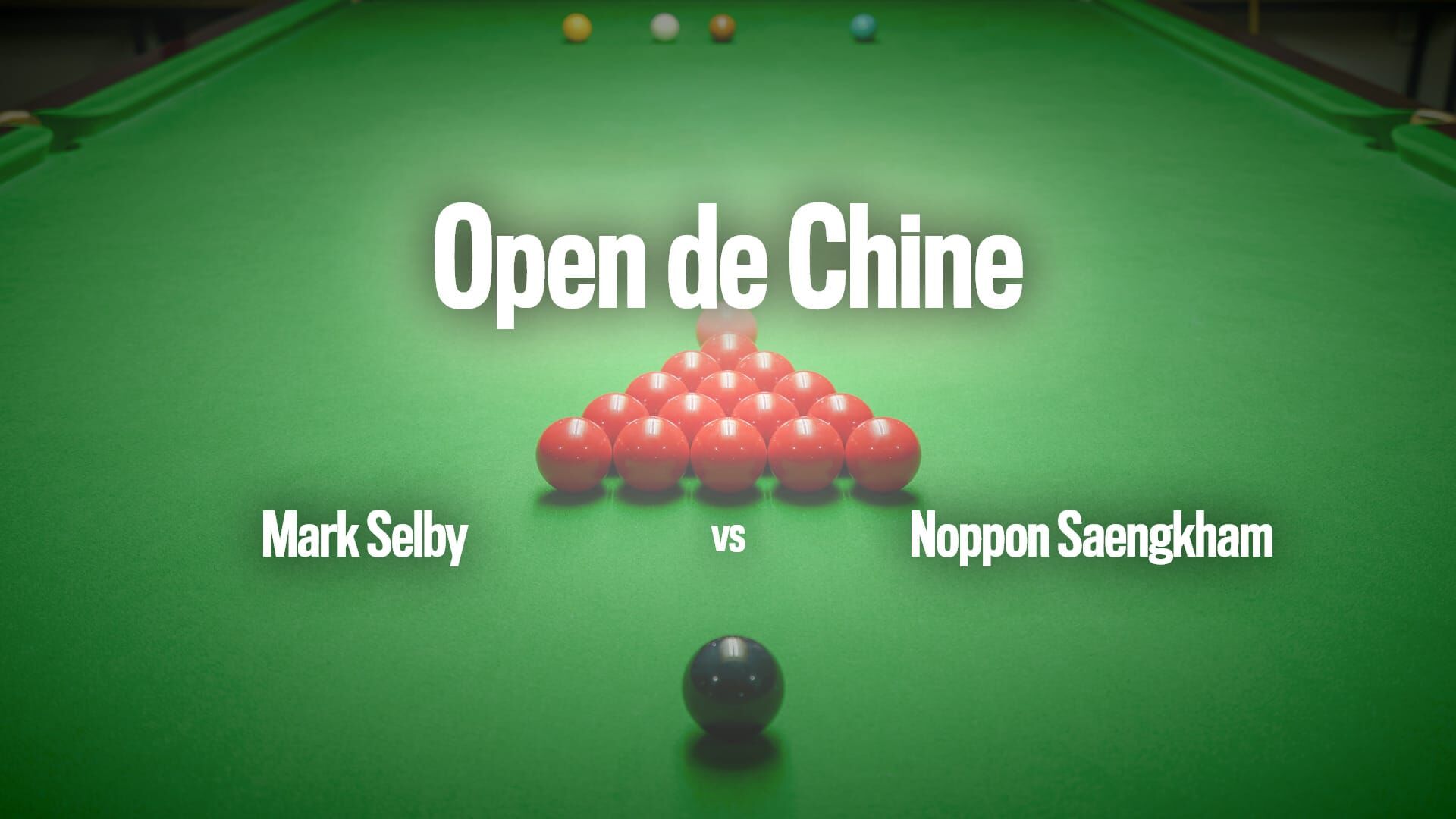 Snooker : Open de Chine