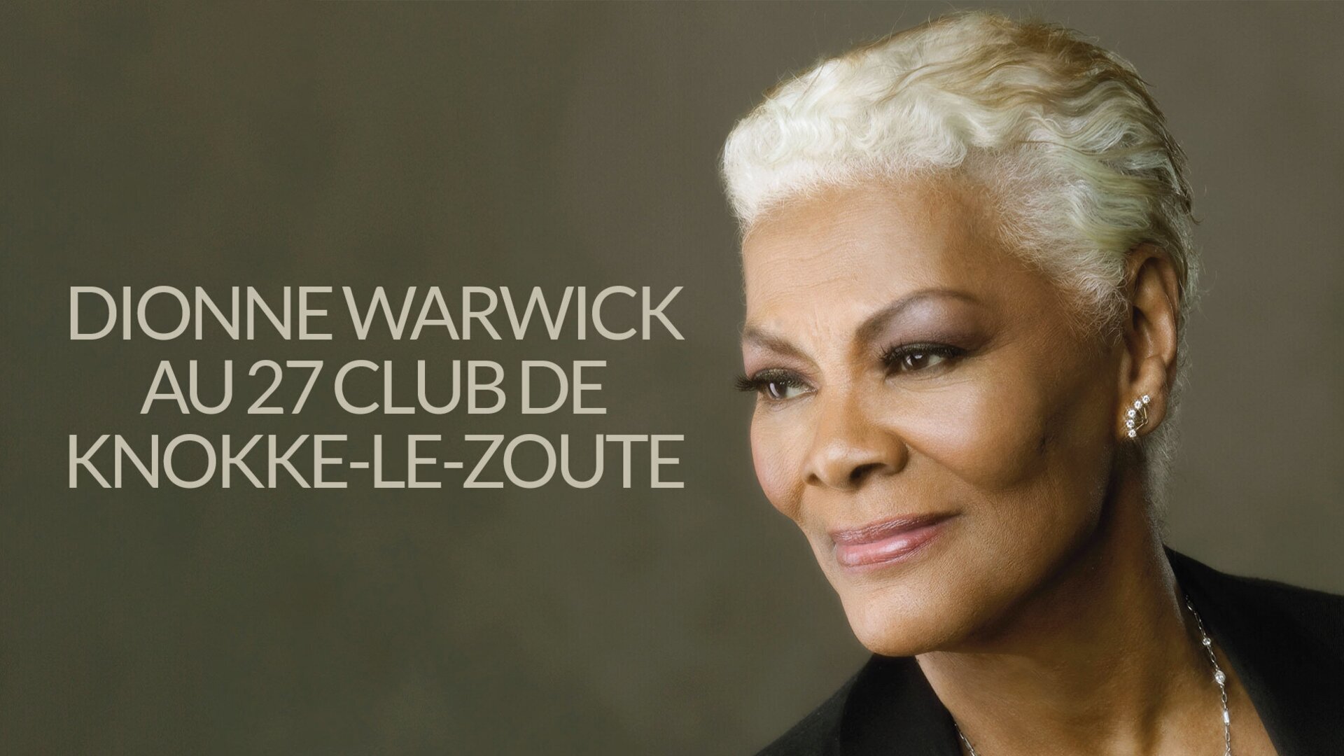Dionne Warwick au 27 Club de Knokke-le-Zoute